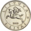 Литва 1 лит 2010 год - 600 лет Грюнвальдской битве
