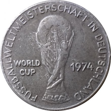 Жетон Германия (ФРГ) &quot;Кубок Мира по Футболу в Германии 1974&quot; Польша