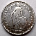 Швейцария 2 франка 1913 год - Гельвеция