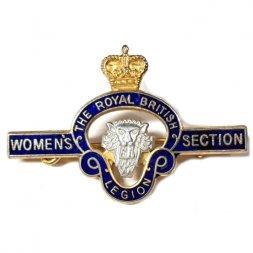Значок Королевский британский легион Женская секция. The Royal British Legion Womens section