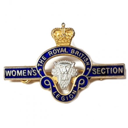 Значок Королевский британский легион Женская секция. The Royal British Legion Womens section