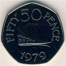 Гернси 50 пенсов 1979 год