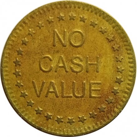 Жетон игровой США No cash value. Freedom. Орел