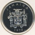 Ямайка 25 центов 1970 год