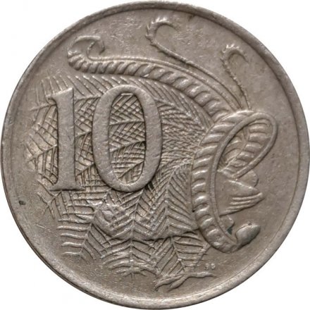 Австралия 10 центов 1975 год