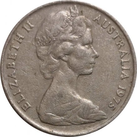 Австралия 10 центов 1975 год