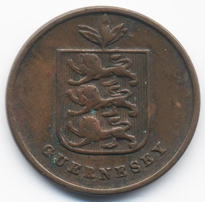 Гернси 1 дубль 1868 год
