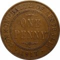 Австралия 1 пенни 1917 год