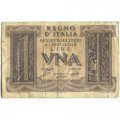 Италия 1 лира 1939 год - F-VF
