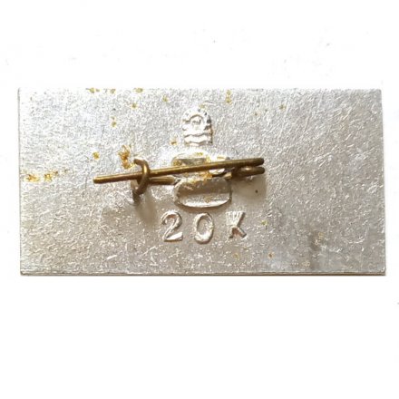 Значок Усть-Илим. ГЭС