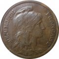 Франция 10 сантимов 1916 год (без отметки МД)