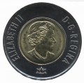 Канада 2 доллара 2017 год - Полярное сияние