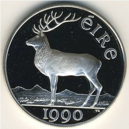 Ирландия 10 экю 1990 год