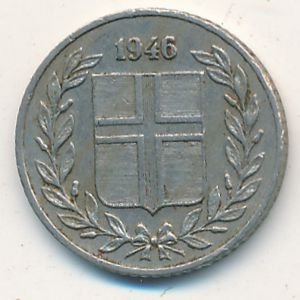 Исландия 10 эйре 1946 год