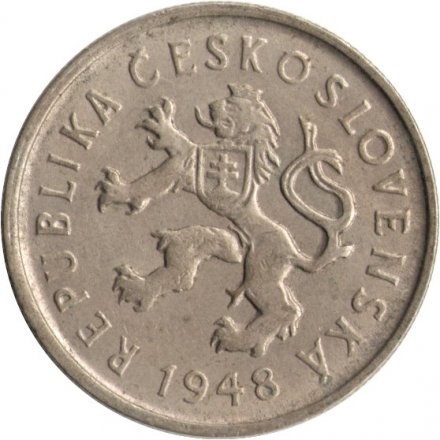 Чехословакия 2 кроны 1948 год - Юрай Яношик