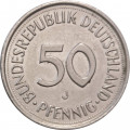 ФРГ 50 пфеннигов 1990 год (J)
