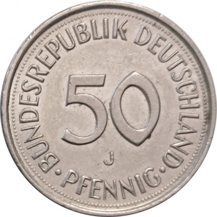 ФРГ 50 пфеннигов 1990 год (J)