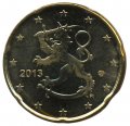 Финляндия 20 евроцентов 2013 год - Герб Финляндии