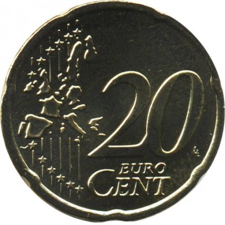Финляндия 20 евроцентов 2013 год - Герб Финляндии