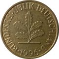 ФРГ 10 пфеннигов 1996 год - F
