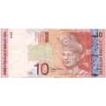 Малайзия 10 ринггит 2004 год - Авиация, корабль, железная дорога - VF