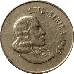 ЮАР 10 центов 1965 год (SUID-AFRIKA)