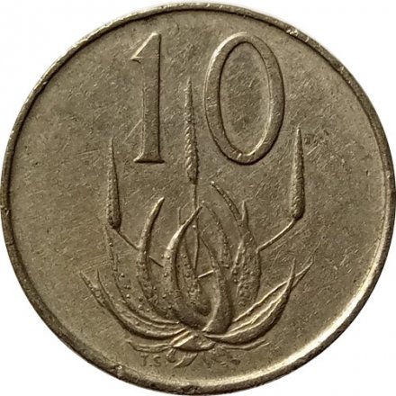 ЮАР 10 центов 1965 год (SUID-AFRIKA)