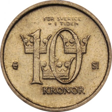 Швеция 10 крон 2007 год - Король Карл XVI Густав