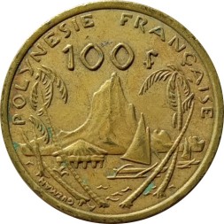 Французская Полинезия 100 франков 2006 год