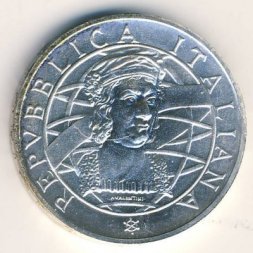 Италия 500 лир 1989 год