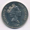 Новая Зеландия 1 доллар 1986 год - Какапо (медь-никель)