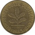 ФРГ 5 пфеннигов 1983 год - F