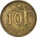 Финляндия 10 пенни 1975 год