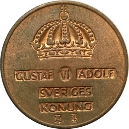 Швеция 2 эре 1959 год