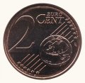 Люксембург 2 евроцента 2016 год - Великий герцог Люксембурга Анри