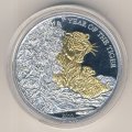 Того 1000 франков 2010 год - Год тигра