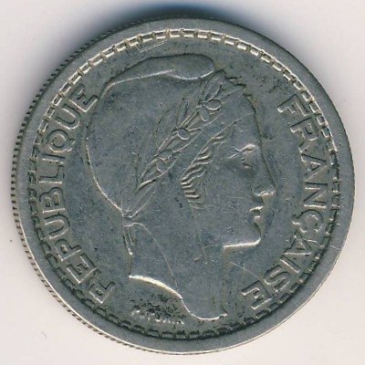 Алжир 20 франков 1956 год
