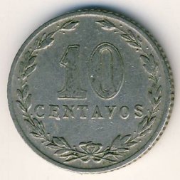 Аргентина 10 сентаво 1915 год