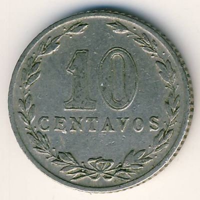 Аргентина 10 сентаво 1915 год