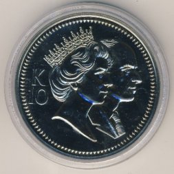 Папуа - Новая Гвинея 10 кина 1982 год