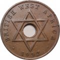 Британская Западная Африка 1 пенни 1952 год (KN)