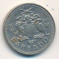 Барбадос 10 центов 1980 год