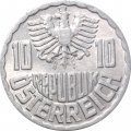Австрия 10 грошей 1972 год