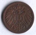 Германия 1 пфенниг 1905 год (A)