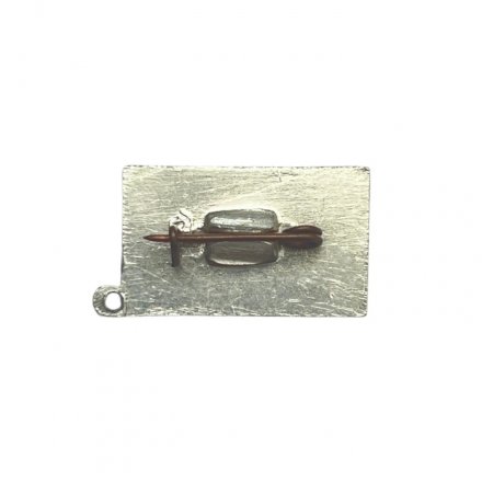 Значок Хоккей. Красная клюшка