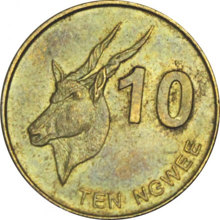 Замбия 10 нгве 2012 год - Западная канна (антилопы)