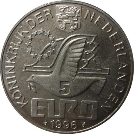 Нидерланды 5 евро 1996 год - Виллем Баренц