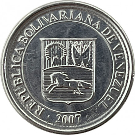 Венесуэла 10 сентимо 2007 год