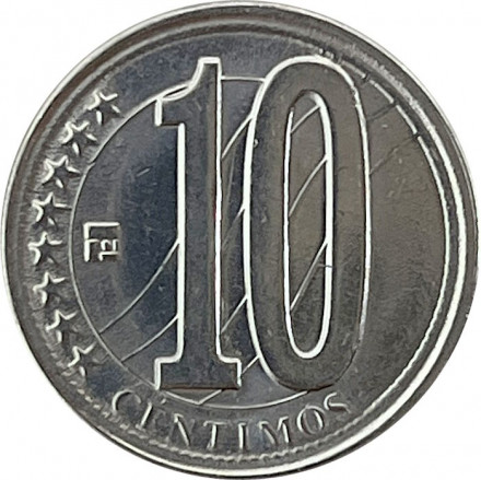 Венесуэла 10 сентимо 2007 год