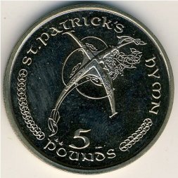 Остров Мэн 5 фунтов 2000 год